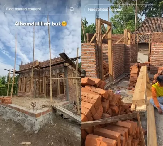TKW Ponorogo bisa bangun rumah © TikTok