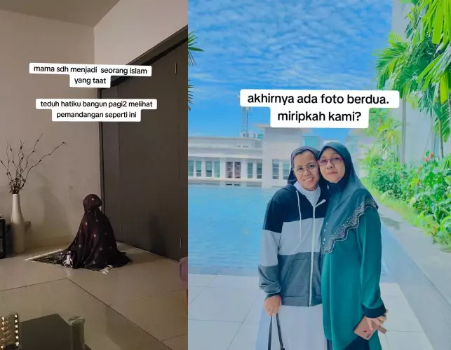 perjumpaan biarawati dengan ibu usai 40 tahun © TikTok