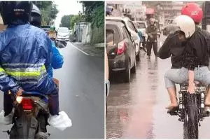 [KUIS] Naik motor pas musim hujan? Cari tahu momen apesmu yang bikin geleng kepala lewat pilihan ini