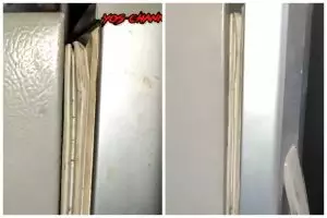 Cara mudah melunakkan karet kulkas yang kaku tanpa dilepas atau pakai air panas