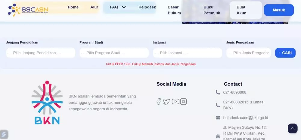 Cara membuat akun SSCASN PPPK 2024 © 2024 brilio.net