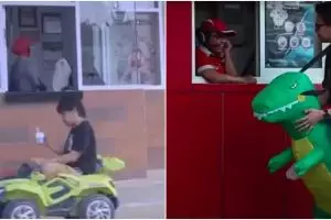 [KUIS] Kendaraan absurd pilihanmu saat pesan makan drive thru ungkap sisi nyelenehmu, cek di sini