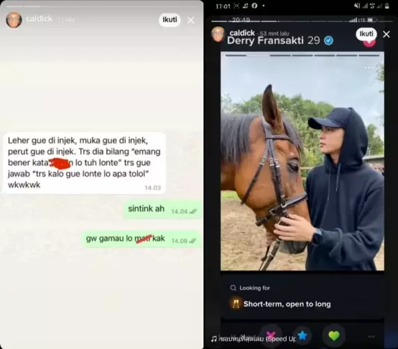 bukti Afifah Riyad diduga alami KDRT © berbagai sumber