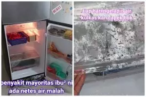 Lantai 'banjir' karena kulkas berair, ini alasan mengapa bunga es freezer bocor dan cara mengatasinya
