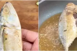 Jangan langsung direndam air panas, ini cara mudah mengurangi asin pada ikan peda