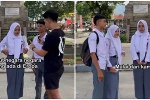 Viral siswa SMA kesusahan sebut nama negara di Eropa, jawabannya bikin garuk kepala