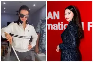 Pamer kemampuan masak, gaya Raline Shah bikin mi goreng pakai kacamata hitam hasilnya tak terduga