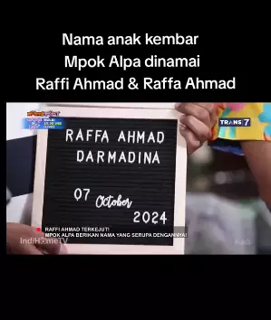 Mpok Alpha perlihatkan wajah bayi berbagai sumber Mpok Alpha perlihatkan wajah bayi berbagai sumber