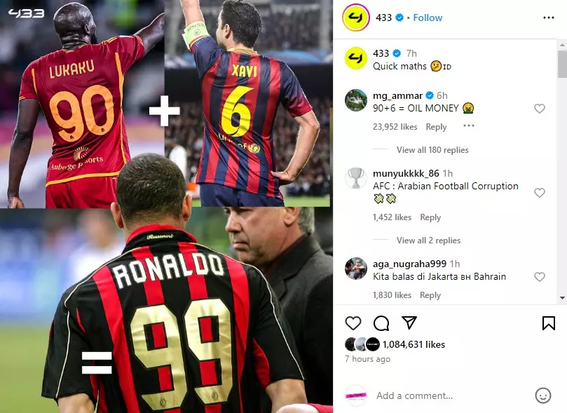 media Internasional beri sindiran © Instagram