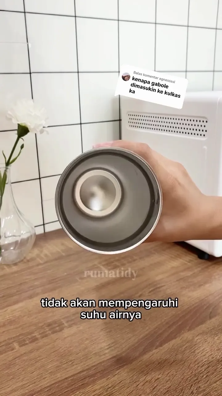 It turns out that stainless steel tumblers should not be stored in the