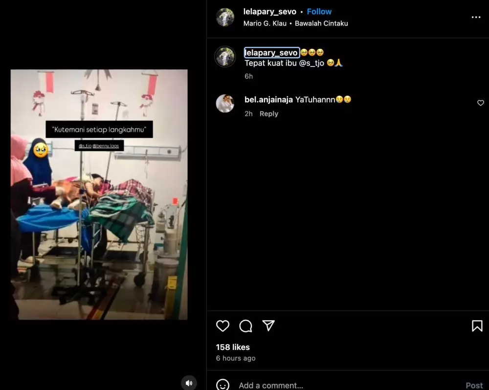 Momen pilu istri Benny Laos, Sherly Tjoanda dampingi detik-detik terakhir sang suami © 2024 Instagram Momen pilu istri Benny Laos, Sherly Tjoanda dampingi detik-detik terakhir sang suami © 2024 Instagram