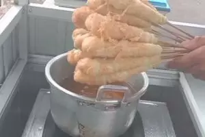 Cara menggoreng sempol biar hasilnya mirip pedagang kaki lima, mengembang sempurna meski sudah dingin