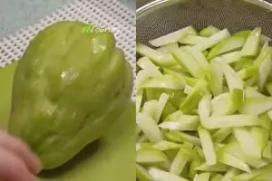 Bukan dicuci pakai air biasa, ini trik udah menghilangkan getah labu siam pakai 1 bahan dapur