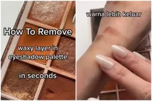 Warna kembali pigmented, trik atasi waxy layer pada eyeshadow glitter cuma andalkan 1 alat sederhana