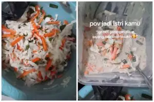 Adonannya tampak cantik, momen wanita bikin bakwan ini endingnya malah jauh dari ekspektasi