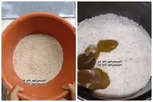 Beras lama terasa apek atau berkutu? Ini trik memasak agar tampilan nasi lebih putih dan wangi