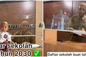 Bak war tiket konser, ibu muda ini daftarkan bayinya masuk sekolah dasar untuk tahun 2030