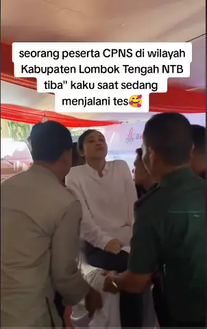Momen peserta CPNS tiba-tiba diam © 2024 TikTok Momen peserta CPNS tiba-tiba diam © 2024 TikTok