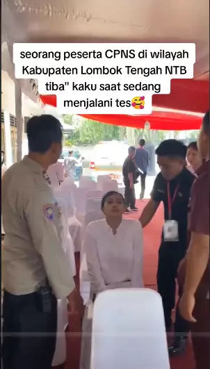 Momen peserta CPNS tiba-tiba diam © 2024 TikTok Momen peserta CPNS tiba-tiba diam © 2024 TikTok