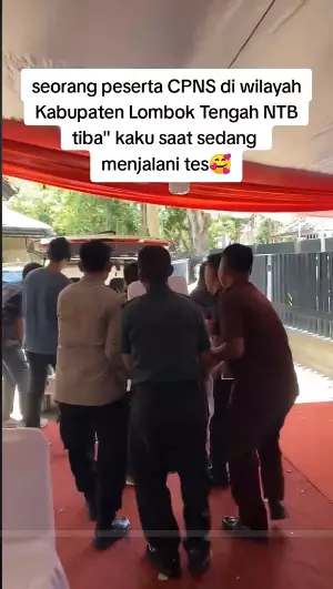 Momen peserta CPNS tiba-tiba diam © 2024 TikTok Momen peserta CPNS tiba-tiba diam © 2024 TikTok