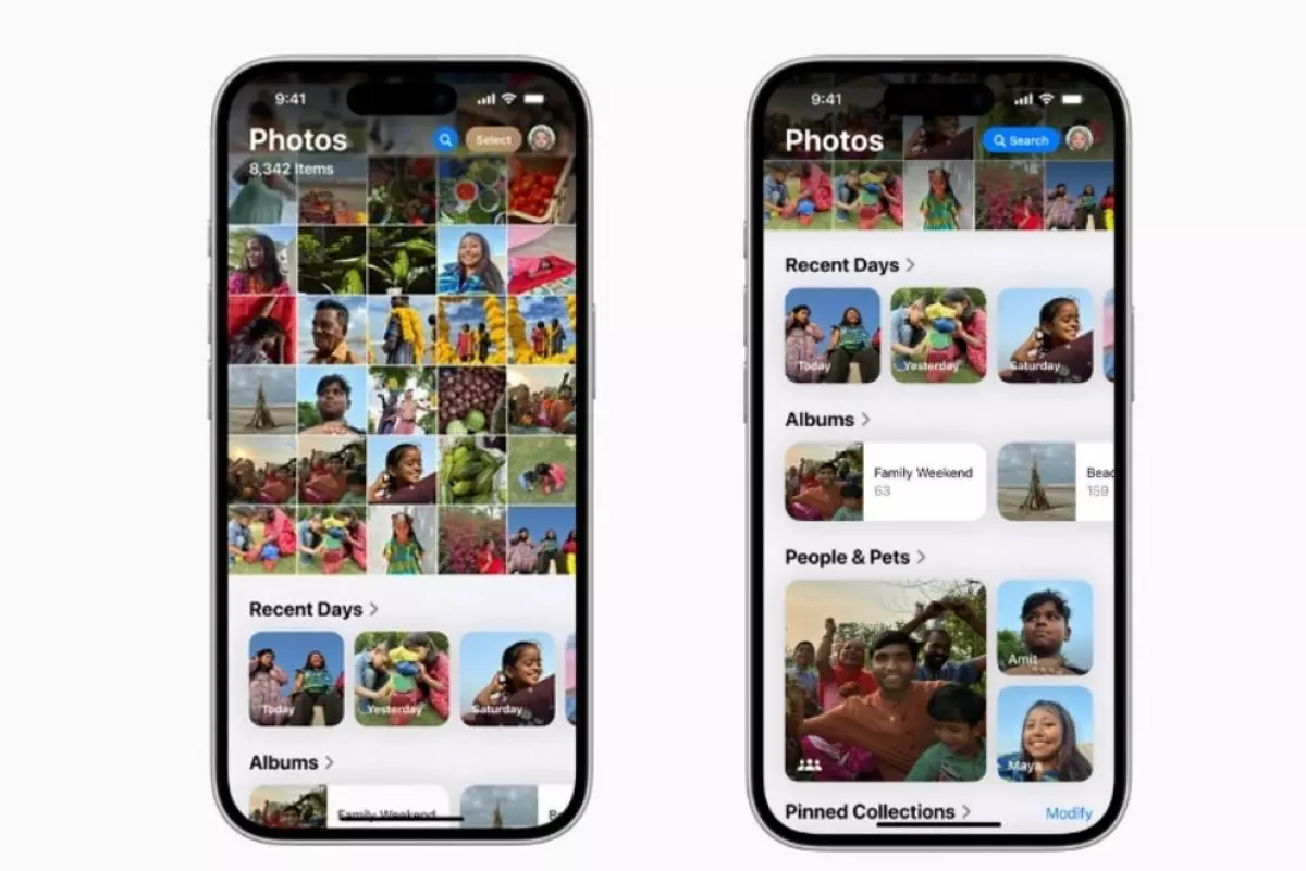 Begini cara merapikan koleksi konten di aplikasi foto iPhone yang menggunakan iOS 18