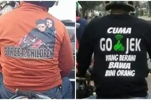 [KUIS] Suka naik motor pakai jaket? Yuk cari tahu tulisan kocak apa yang cocok hiasi jaketmu