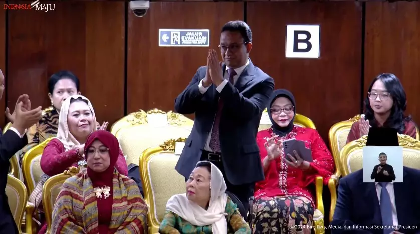 anies baswedan di pelantikan prabowo © 2024 brilio.net anies baswedan di pelantikan prabowo © 2024 brilio.net