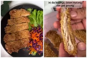 Trik menggoreng ayam katsu supaya hasilnya tak gosong dan bagian dalam tetap matang sempurna