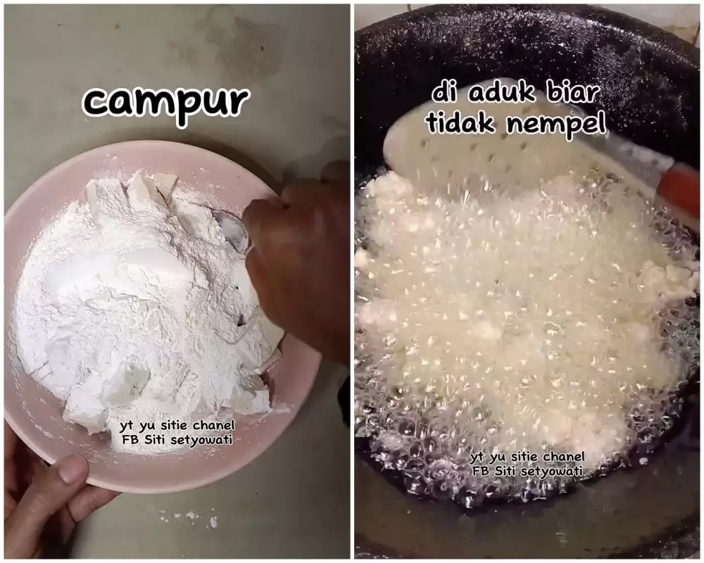 Instead of using wheat flour, here's a trick to cook crispy tofu that