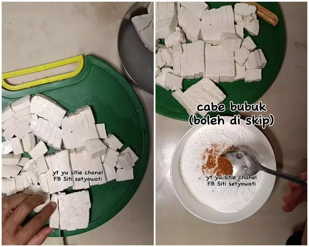 Instead of using wheat flour, here's a trick to cook crispy tofu that