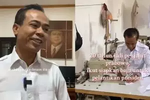 Sosok di balik gaya ikonik Prabowo, kisah Pak Bun 20 tahun jadi penjahit setia sang Presiden