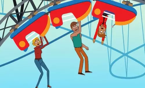 jatuh pertama kali dari rollercoaster berbagai sumber