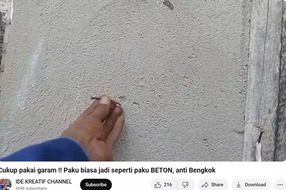 Just use 1 kitchen ingredient, this is a trick to turn ordinary nails