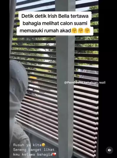 Reaksi Irish Bella saat akad nikah berbagai sumber