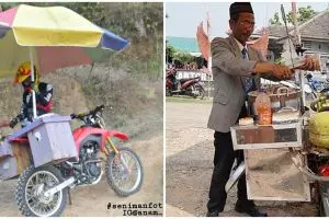 [KUIS] Kalau kamu jadi pedagang, kira-kira kostum nyeleneh apa yang cocok dipakai saat berjualan?