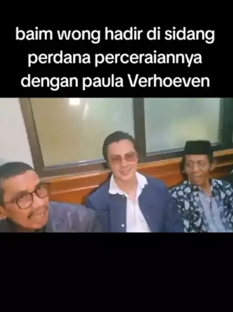 Baim Wong dan Paula Verhoeven sidang mediasi © berbagai sumber Baim Wong dan Paula Verhoeven sidang mediasi © berbagai sumber