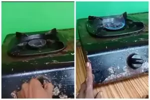 Modal Rp 0, ini trik mengatasi api kompor tidak menyala cuma pakai 1 alat sederhana