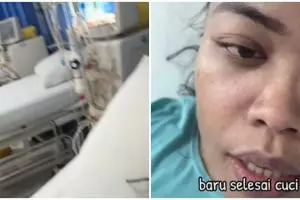 Sambil terbaring lemas, pesan pilu wanita pengidap gagal ginjal ini sukses bikin warganet sadar diri