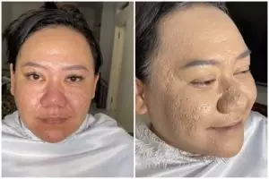 Transformasi cewek wajah bopeng dirias jadi pengantin ini hasilnya bikin pangling, auto jadi mulus