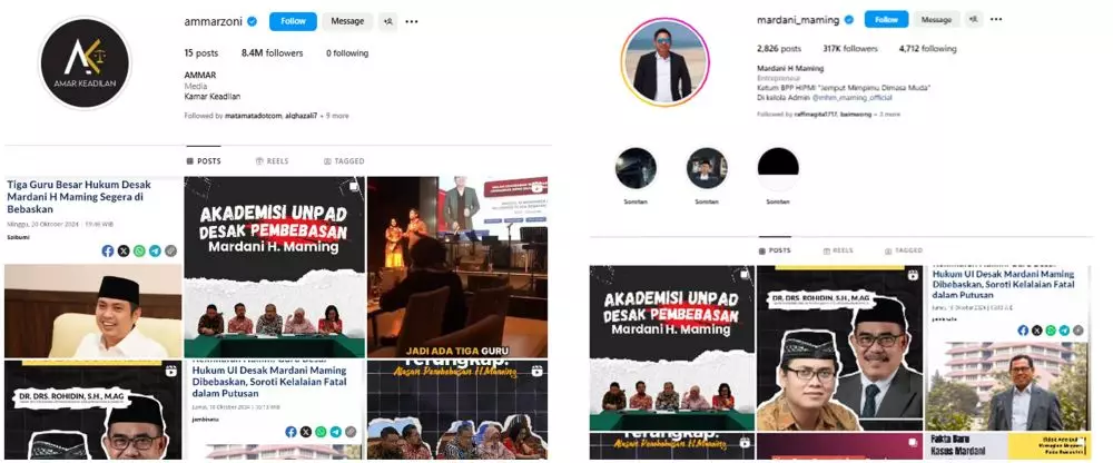 Fakta akun Instagram Ammar Zoni diduga laku terjual © 2024 brilio.net Fakta akun Instagram Ammar Zoni diduga laku terjual © 2024 brilio.net