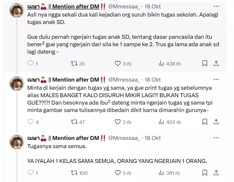 Curhat tukang fotokopi sebut anak zaman sekarang punya kelemahan ini © 2024 X