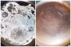 Cara mengatasi teflon yang lengket agar memudahkan saat memasak, cuma pakai 3 bumbu dapur