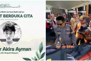 Kronologi tewasnya Kaisar Akira Ayman anak drummer Matta Band yang terseret ombak di Pantai Kelingking