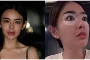 Cosplay domba Shaun The Sheep, begini kocaknya Amanda Manopo panik karena warnanya tak bisa hilang