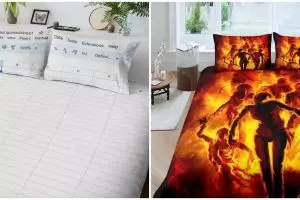 [KUIS] Dari cara kamu tidur bareng pasangan ini bisa ungkap sprei buat pasutri yang nyeleneh