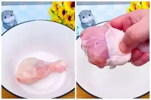 Cara cepat mencairkan daging ayam beku tanpa microwave atau alat khusus, butuh 3 menit 
