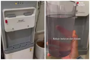 Tanpa dibongkar, ini trik bersihkan dispenser agar steril dan bebas bau cuma pakai 2 bahan dapur