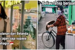 Tetap jualan jamu meski dapat bulanan dari anak di Belanda, cara ibu kelola uang bikin putrinya haru