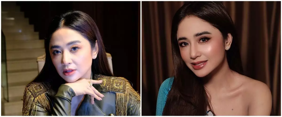 Dewi Perssik menolak dipayungi oleh petugas keamanan, sikapnya saat keberatan dilayani banjir pujian