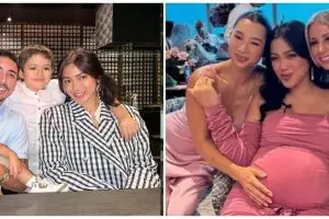 7 Potret baby shower Jessica Iskandar jelang kelahiran anak ketiga, tampil serba pink